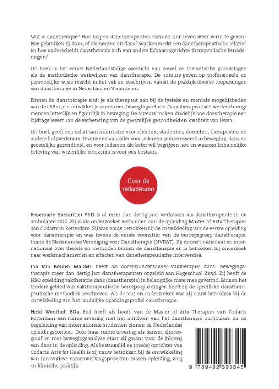 Achterkant van Danstherapie