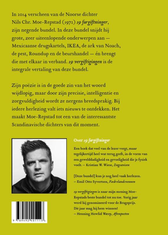 Achterkant van 19 Vergiftigingen