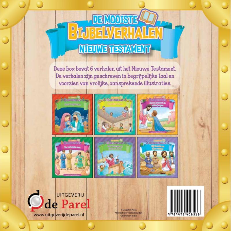 Achterkant van Assortiment De mooiste Bijbelverhalen NT1