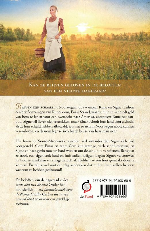 Achterkant van De beloften van de dageraad