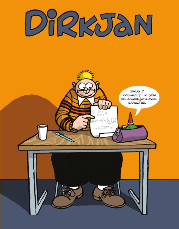 Achterkant van Dirkjan set 3 schrift a5 lijn