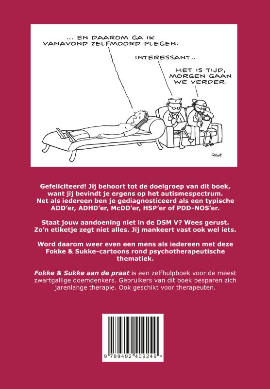 Achterkant van Aan de praat
