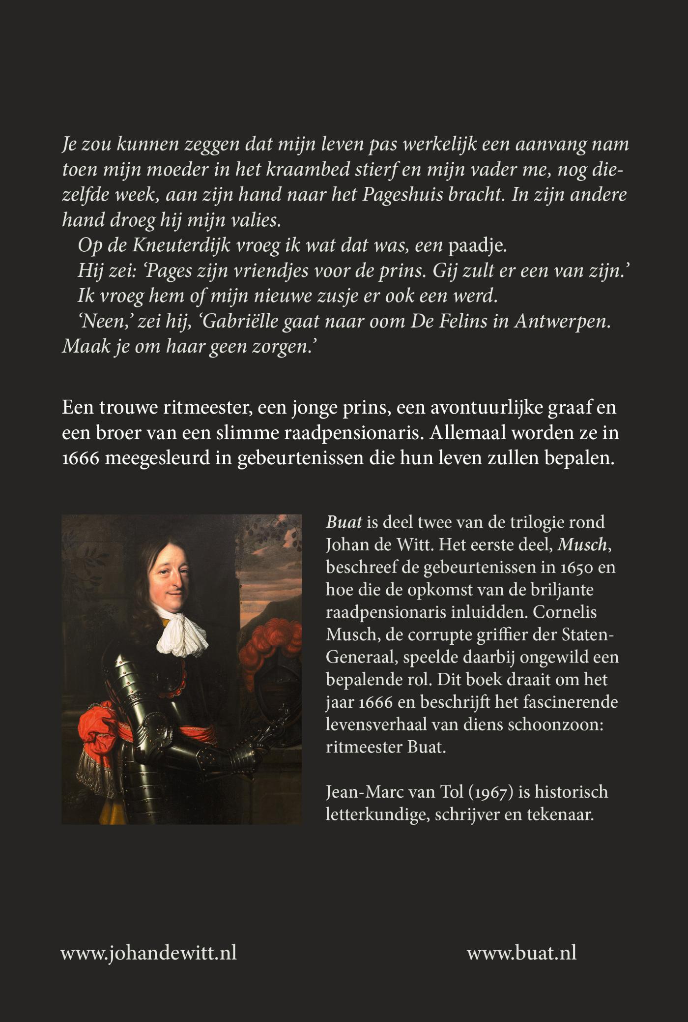 Achterkant van Buat