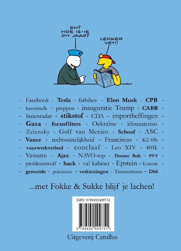 Achterkant van Het afzien van 2025