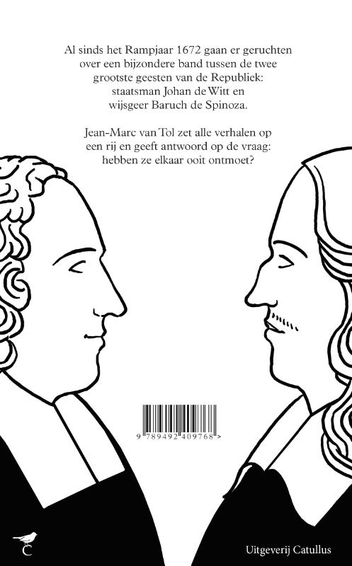 Achterkant van De Witt en Spinoza, Spinoza en De Witt