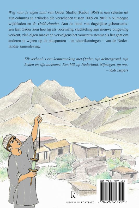 Achterkant van Weg naar je eigen land