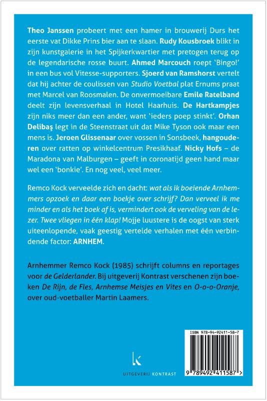 Achterkant van Mojje luustere