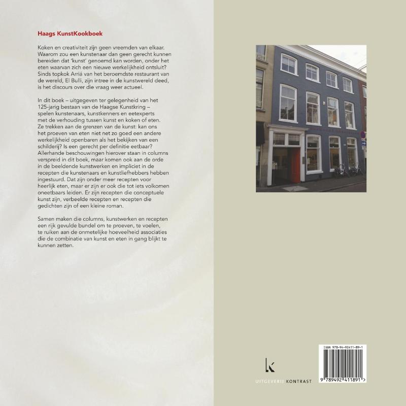 Achterkant van Haags KunstKookboek