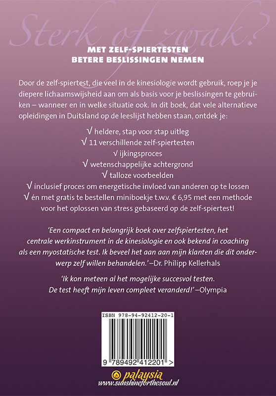 Achterkant van Sterk of Zwak