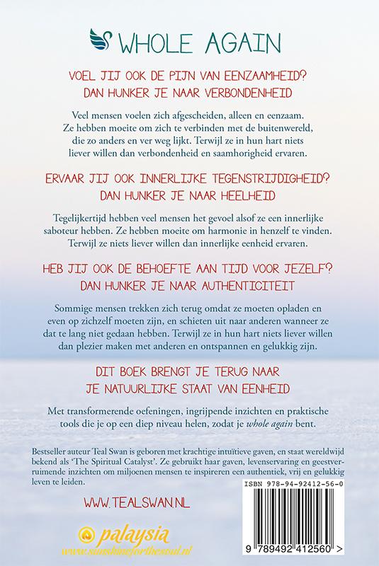 Achterkant van Whole Again