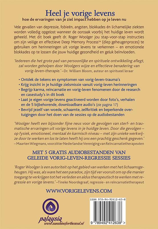 Achterkant van Heel je vorige levens