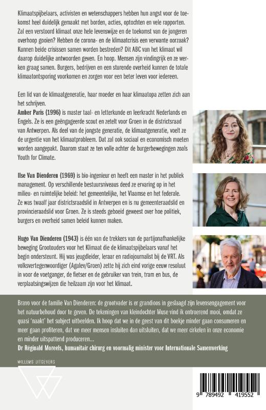 Achterkant van ABC van het klimaat