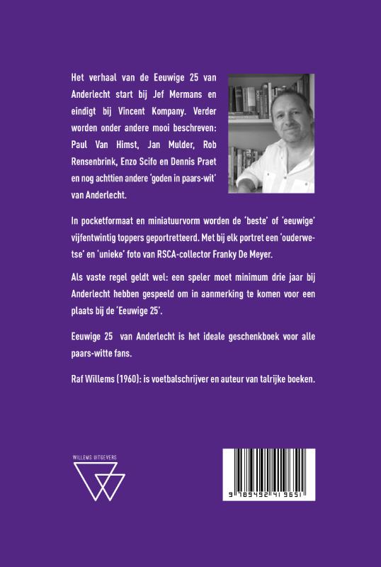 Achterkant van Eeuwige 25 van Anderlecht: van Mermans tot Kompany