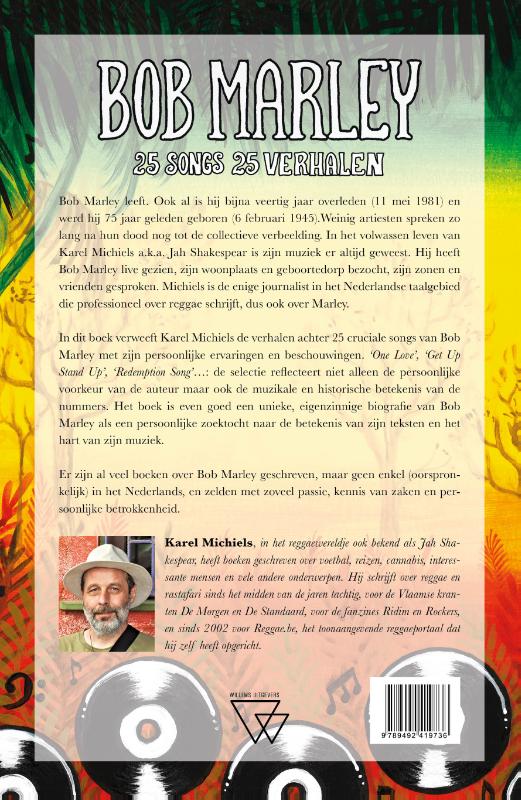 Achterkant van Bob Marley
