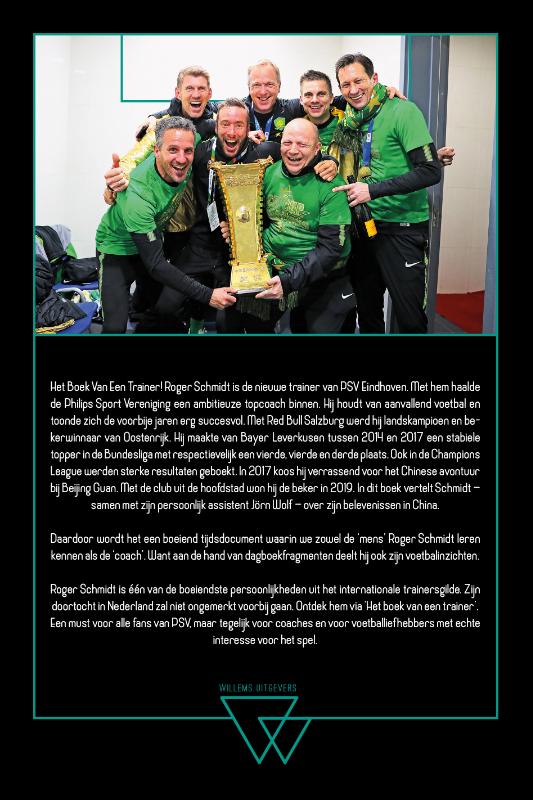Achterkant van Roger Schmidt, het boek van een trainer