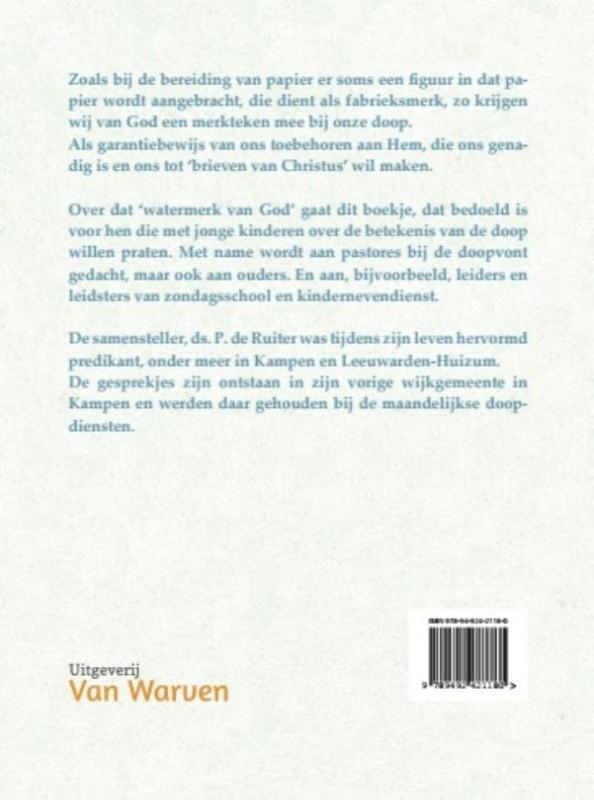 Achterkant van Watermerk