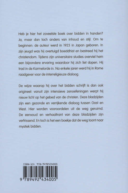 Achterkant van Verzinken in god