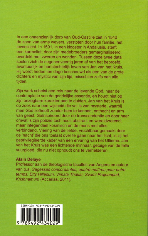 Achterkant van Jan van het kruis