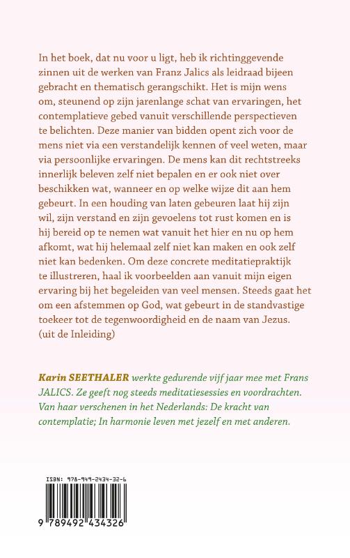 Achterkant van Contemplatieve wegen