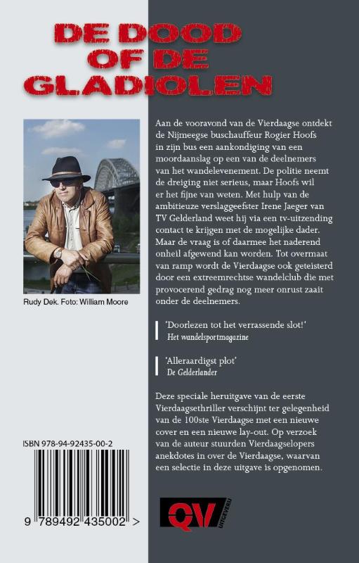 Achterkant van De dood of de gladiolen