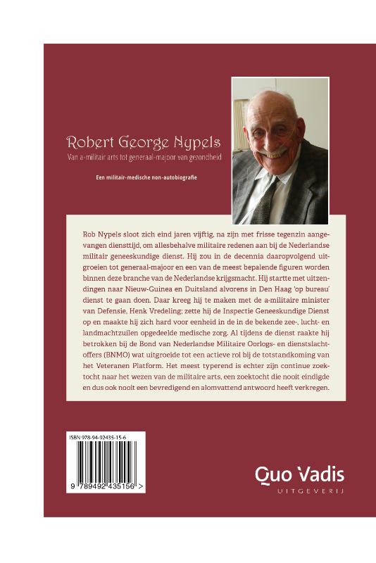Achterkant van Robert George Nypels