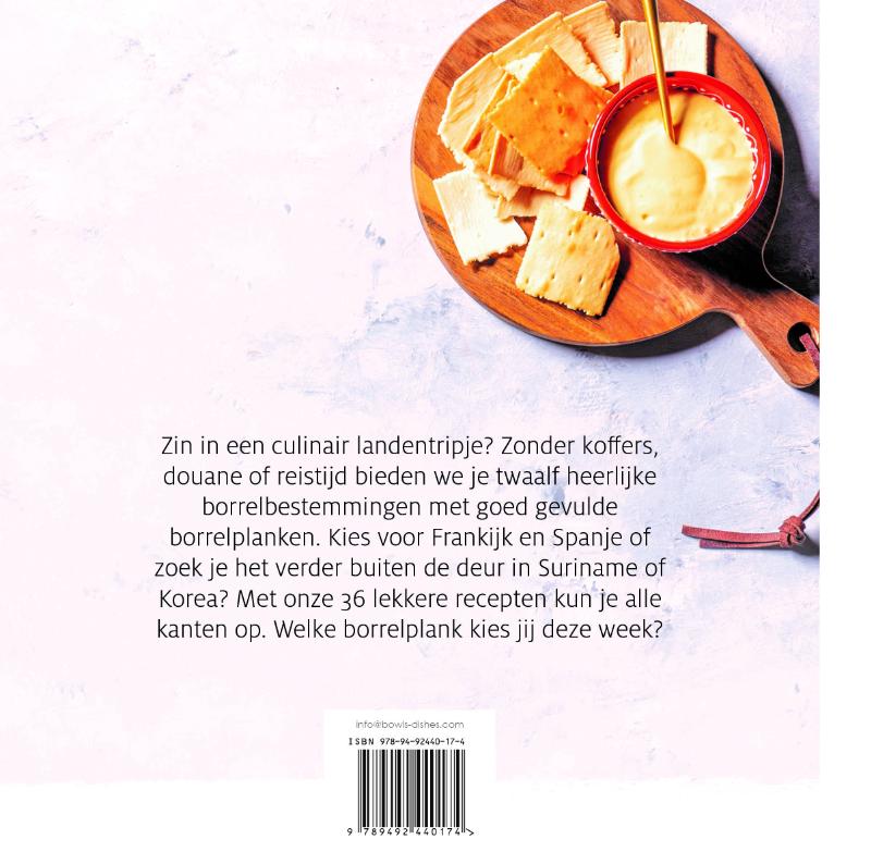 Achterkant van Borrelen van de plank