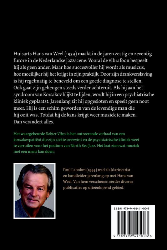 Achterkant van Dokter Vibes