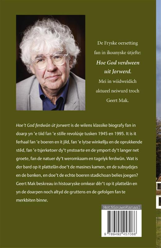 Achterkant van Hoe’t God ferdwûn út Jorwert