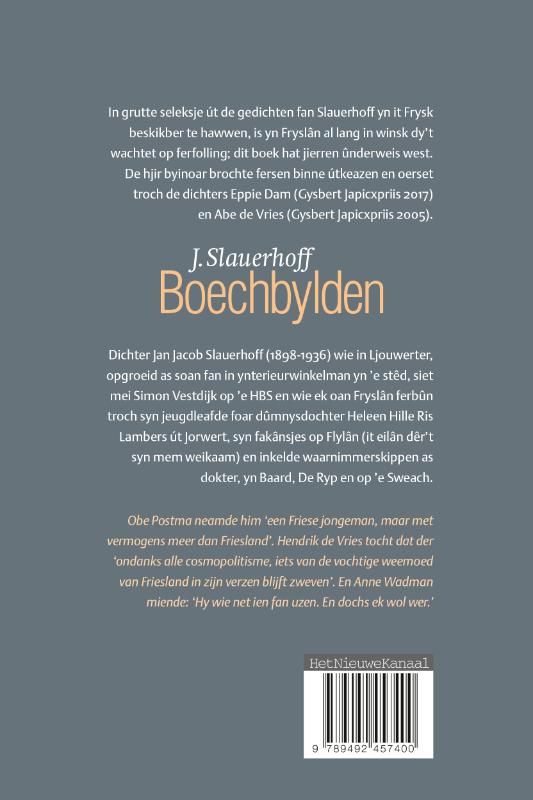 Achterkant van Boechbylden