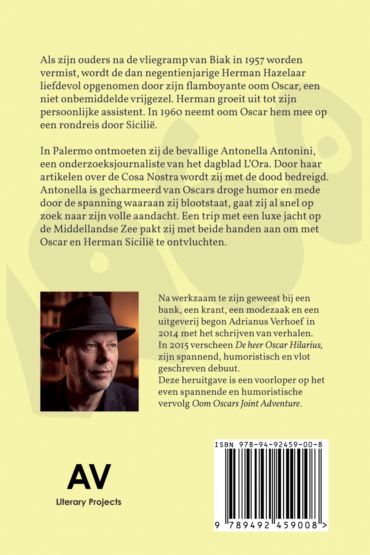 Achterkant van De heer Oscar Hilarius