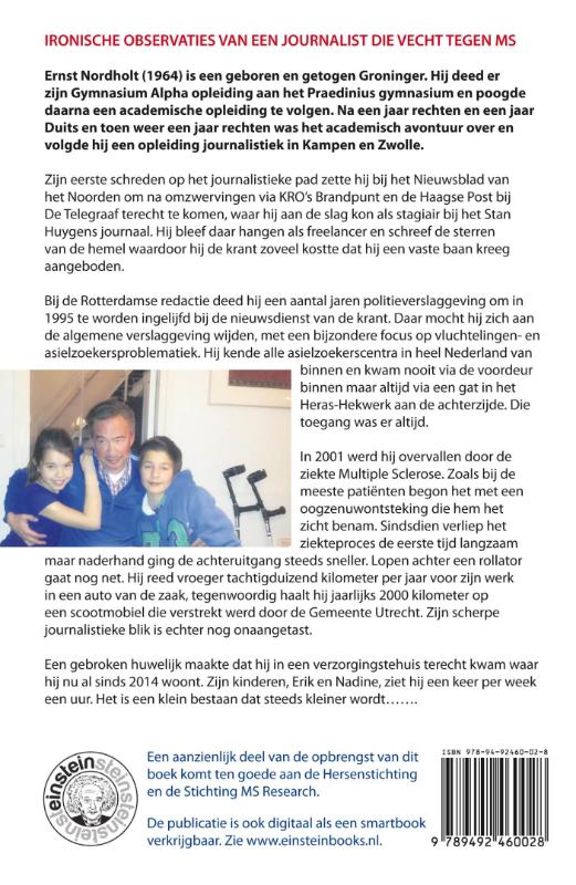 Achterkant van Kroniek van een klein bestaan