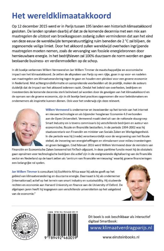 Achterkant van Het wereldklimaataccoord