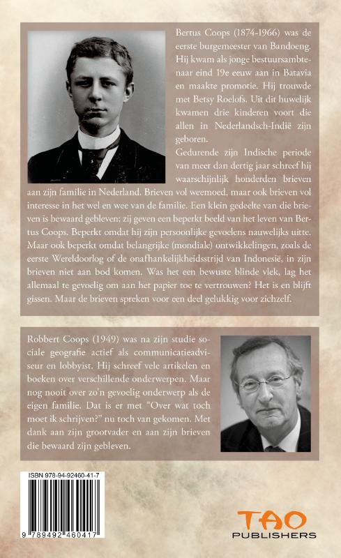 Achterkant van Over wat moet ik je toch schrijven