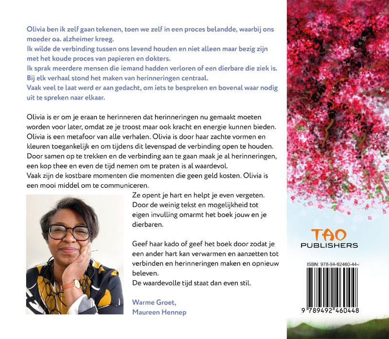 Achterkant van Olivia