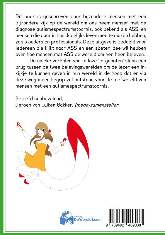 Achterkant van De wereld om met autisme