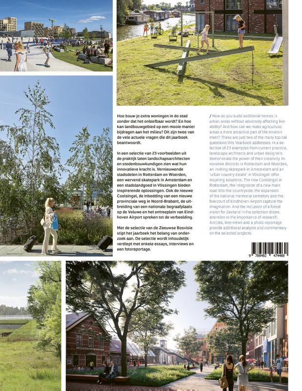 Achterkant van Jaarboek Landschapsarchitectuur en stedenbouw in Nederland 2021