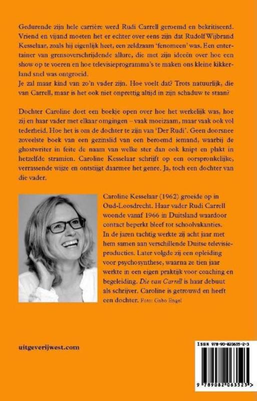 Achterkant van Die van Carrell