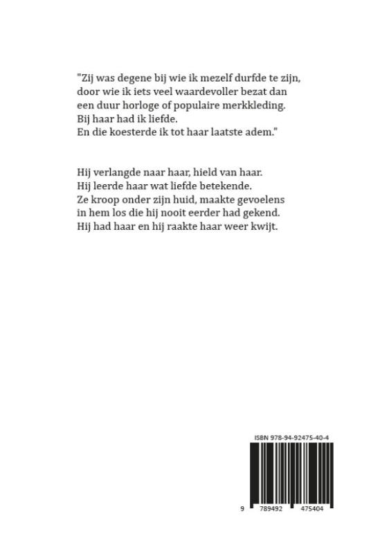 Achterkant van Tot haar laatste adem