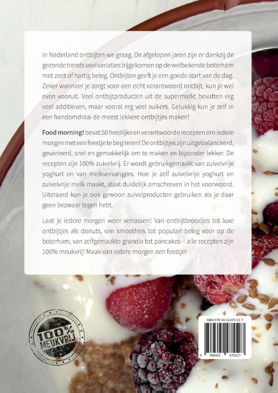 Achterkant van Food morning !