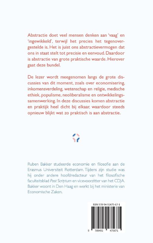 Achterkant van Wat zo praktisch is aan abstractie