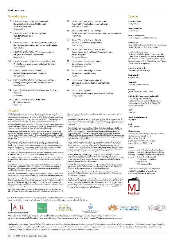 Achterkant van De Nederlandse Boekengids 2019-2