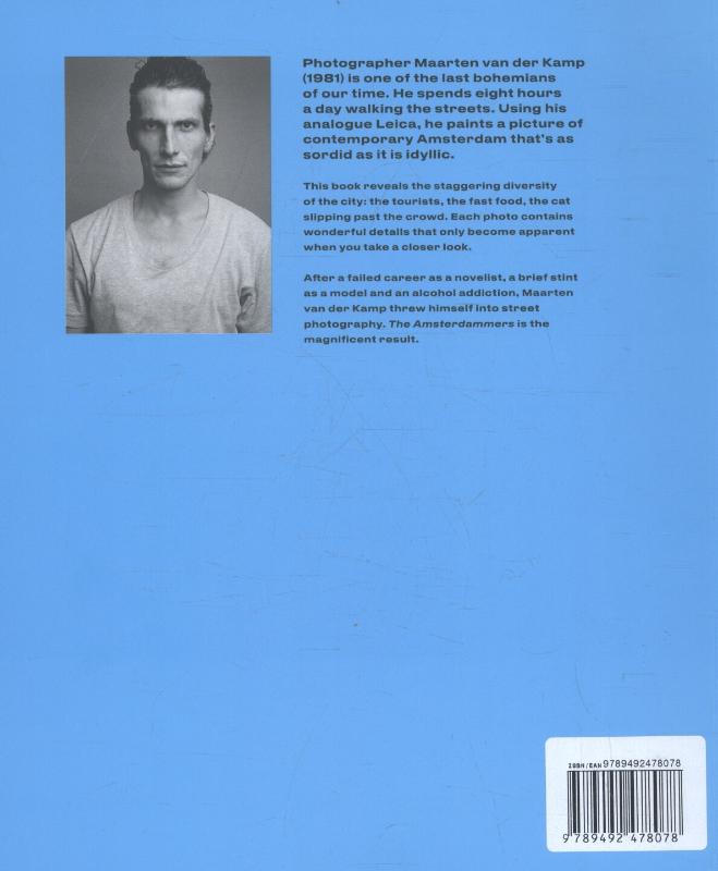 Achterkant van Maarten van der Kamp - The Amsterdammers