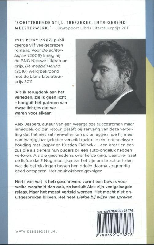 Achterkant van Liefde bij wijze van spreken