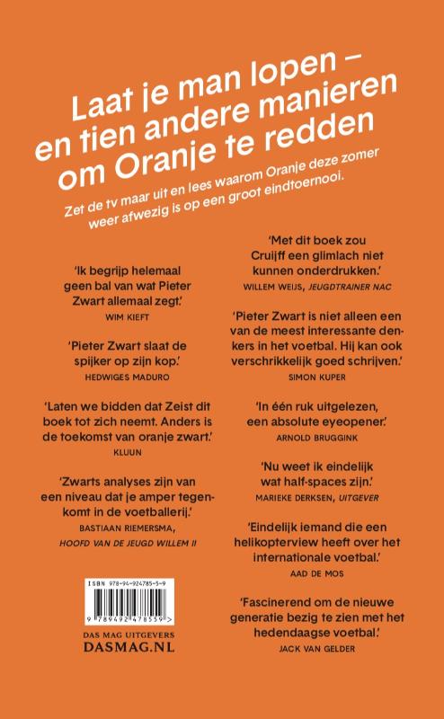 Achterkant van De val van Oranje