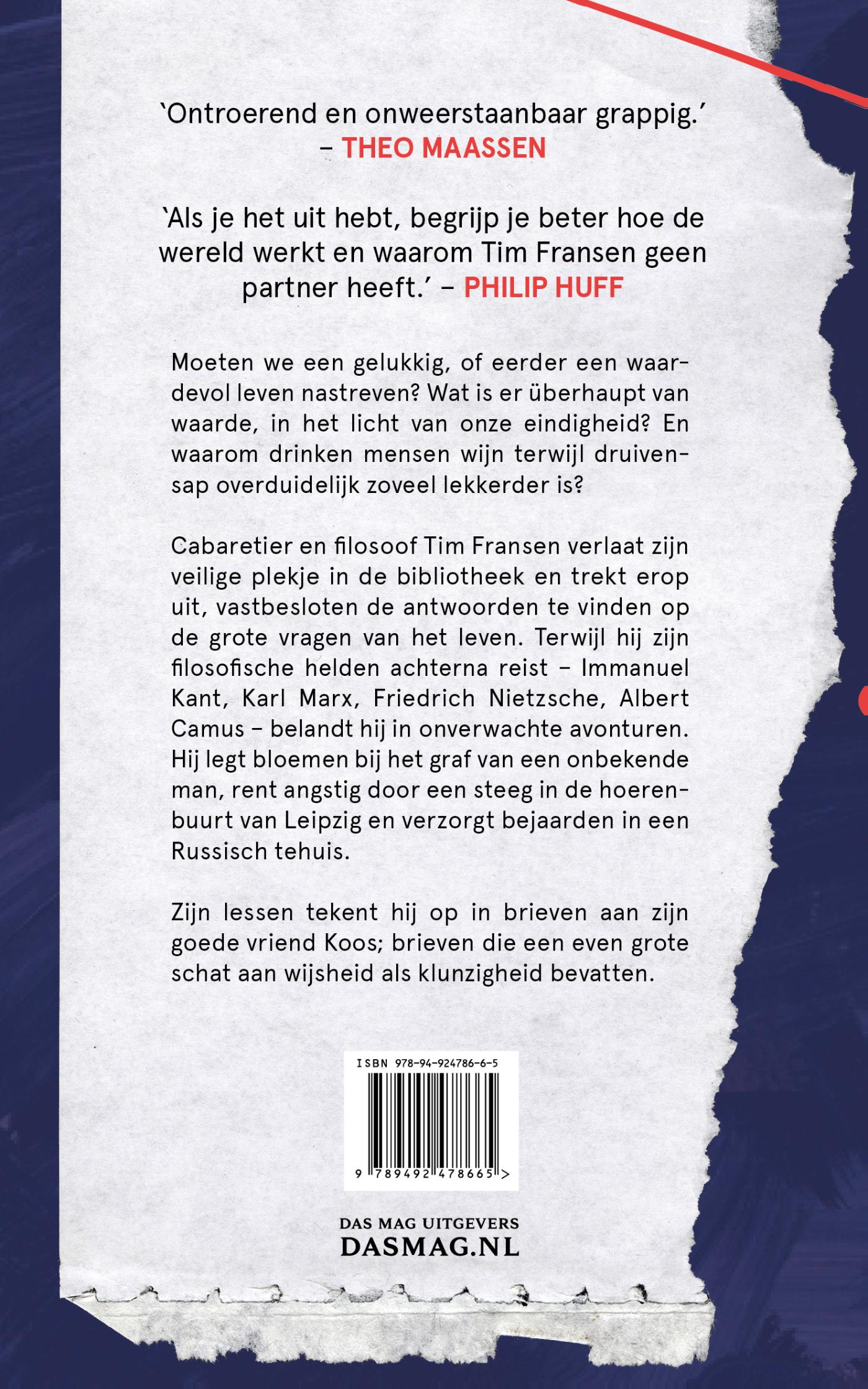 Achterkant van Brieven aan Koos