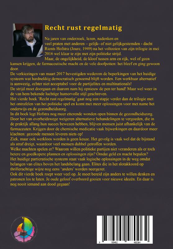 Achterkant van Recht rust regelmatig
