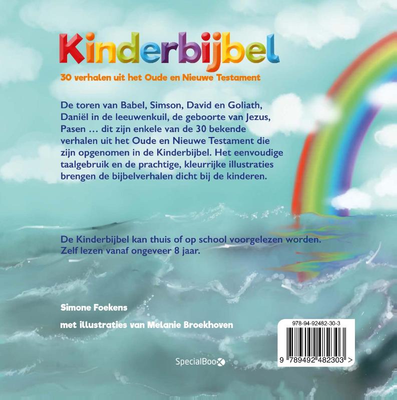 Achterkant van De Kinderbijbel