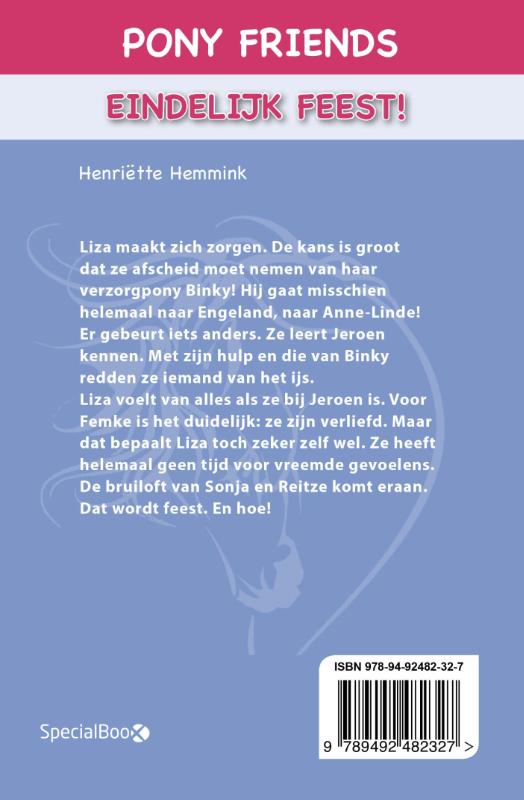 Achterkant van Eindelijk feest!