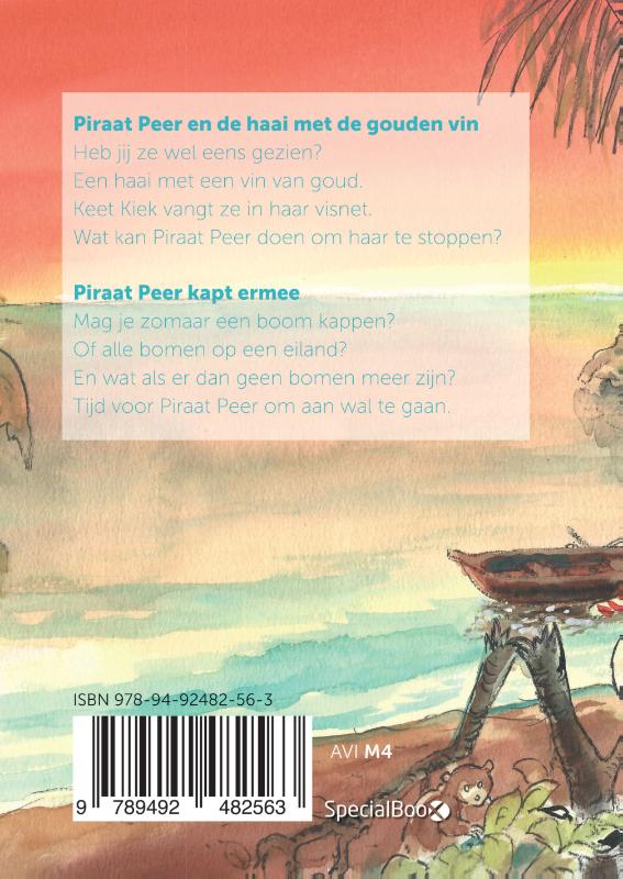 Achterkant van Piraten verhalen