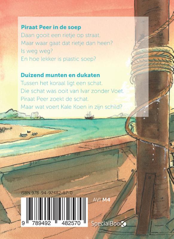 Achterkant van Piraten verhalen